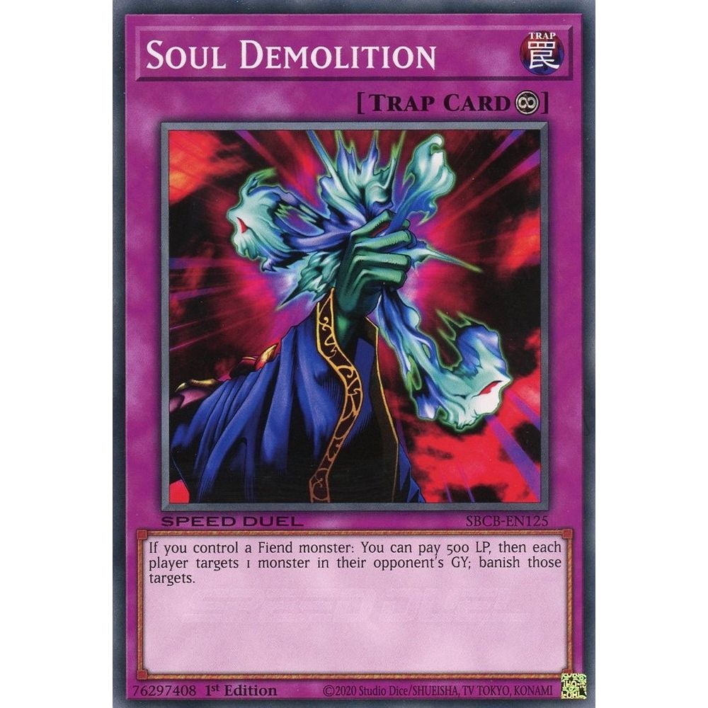 Image for Soul Demolition (SBCB-EN125) (SBCB) - YuGiOh