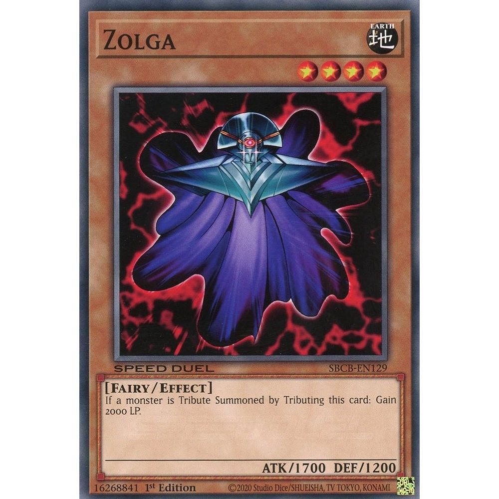 Image for Zolga (SBCB-EN129) (SBCB) - YuGiOh