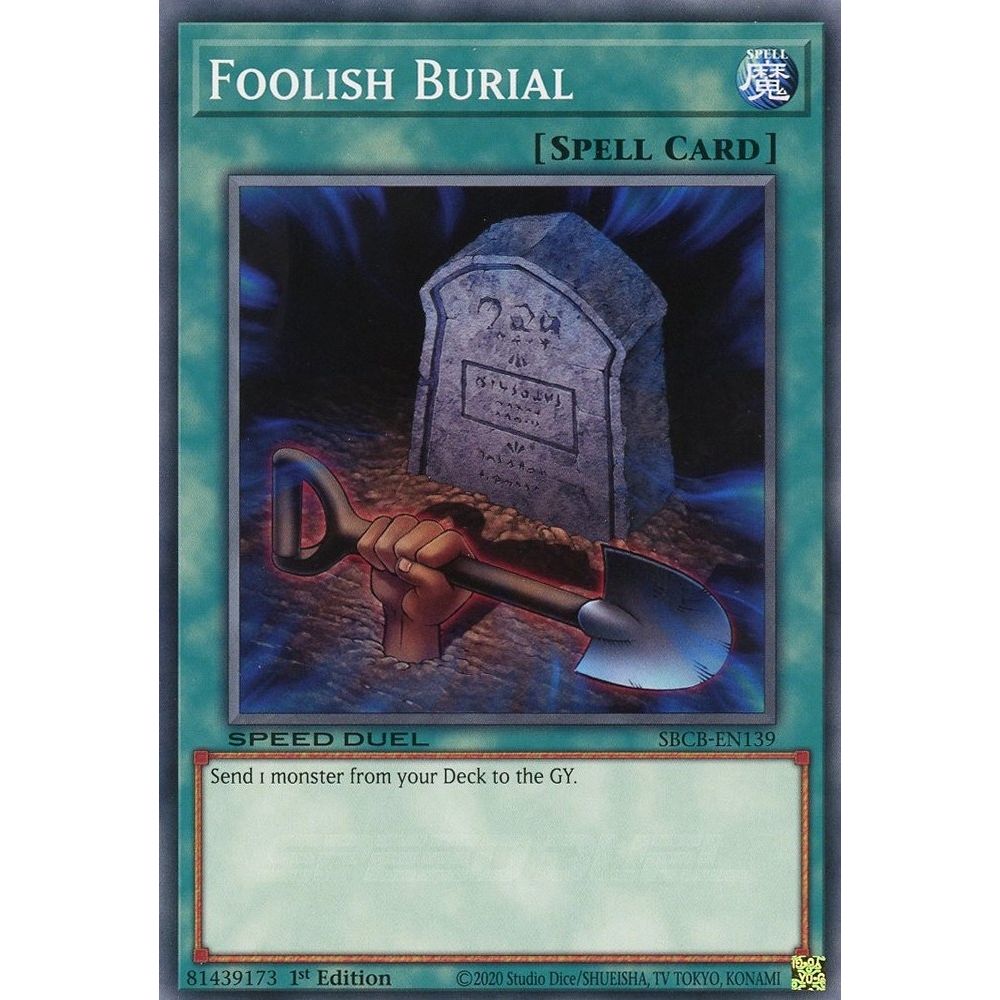 Image for Foolish Burial (SBCB-EN139) (SBCB) - YuGiOh