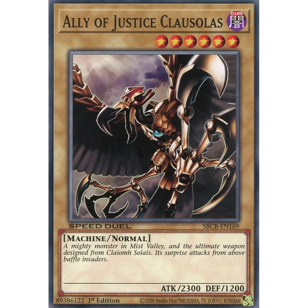 Image for Ally of Justice Clausolas (SBCB-EN169) (SBCB) - YuGiOh