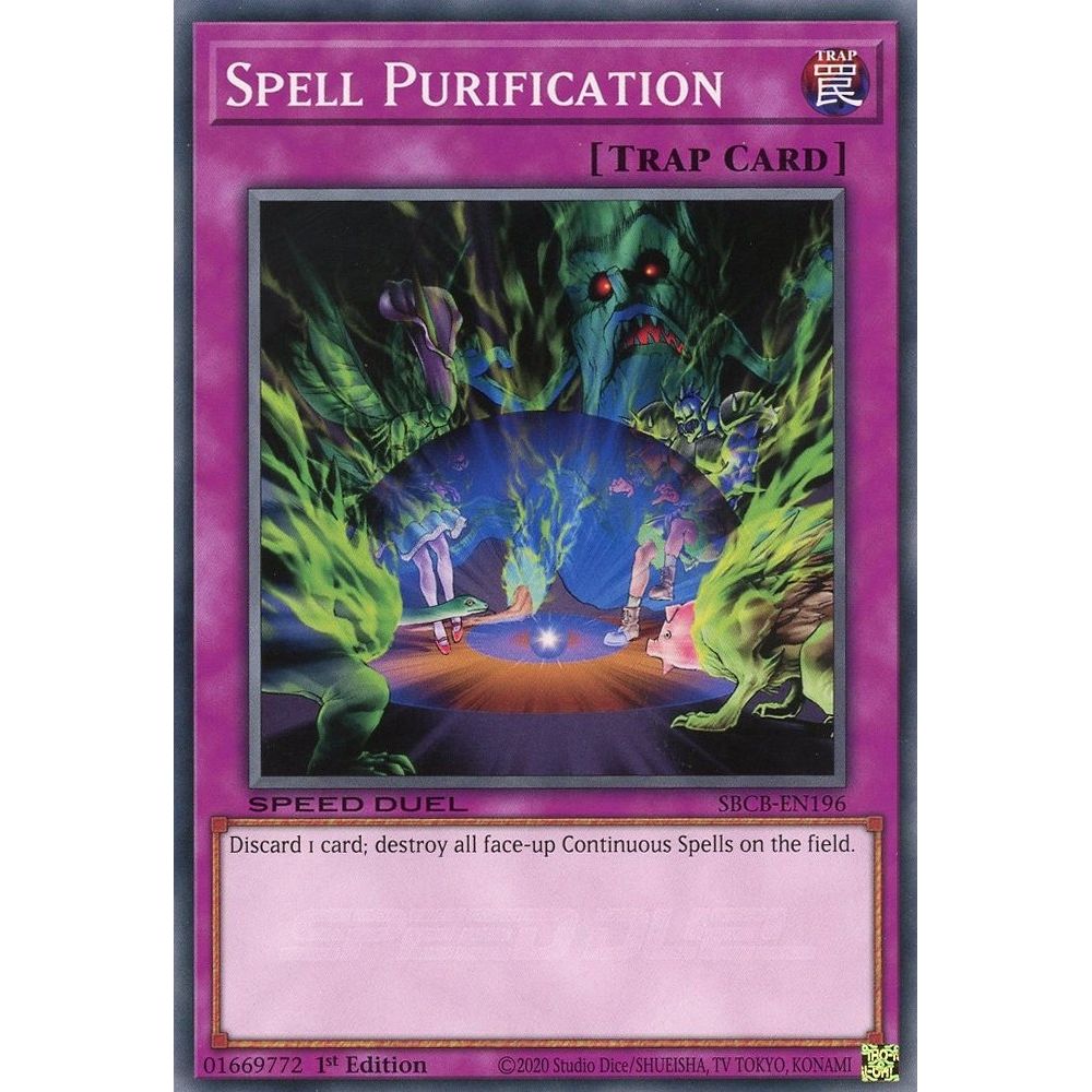 Image for Spell Purification (SBCB-EN196) (SBCB) - YuGiOh