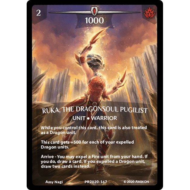 Image for Ruka, the Dragonsoul Pugilist (PR2020-167) (PR) - Argent Saga TCG