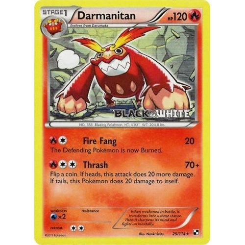 Image for Darmanitan - 25/114 (Prerelease) (25/114) (PR) - Pokemon