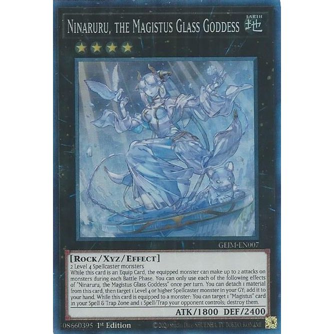 Image for Ninaruru, the Magistus Glass Goddess (CR) (GEIM-EN007) (GEIM) - YuGiOh