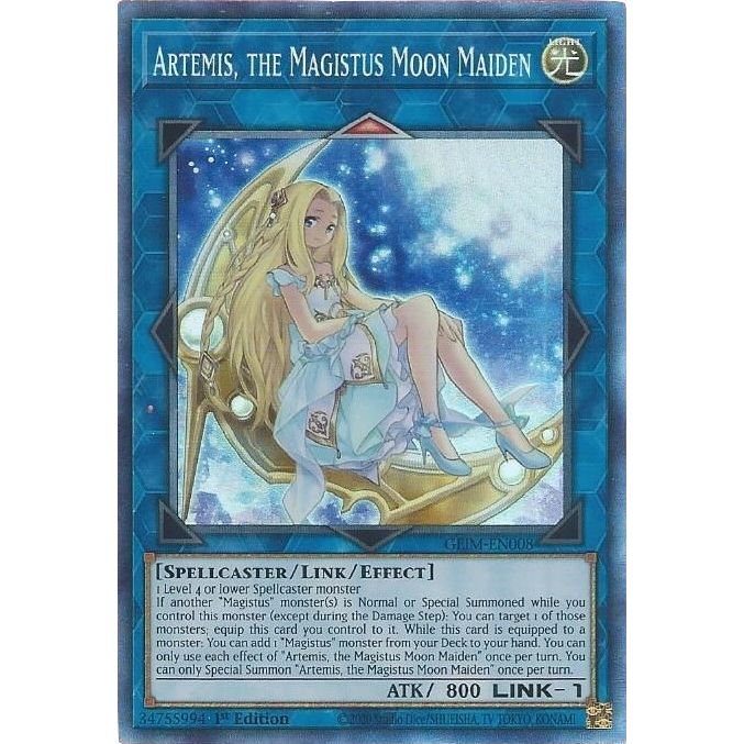 Image for Artemis, the Magistus Moon Maiden (CR) (GEIM-EN008) (GEIM) - YuGiOh