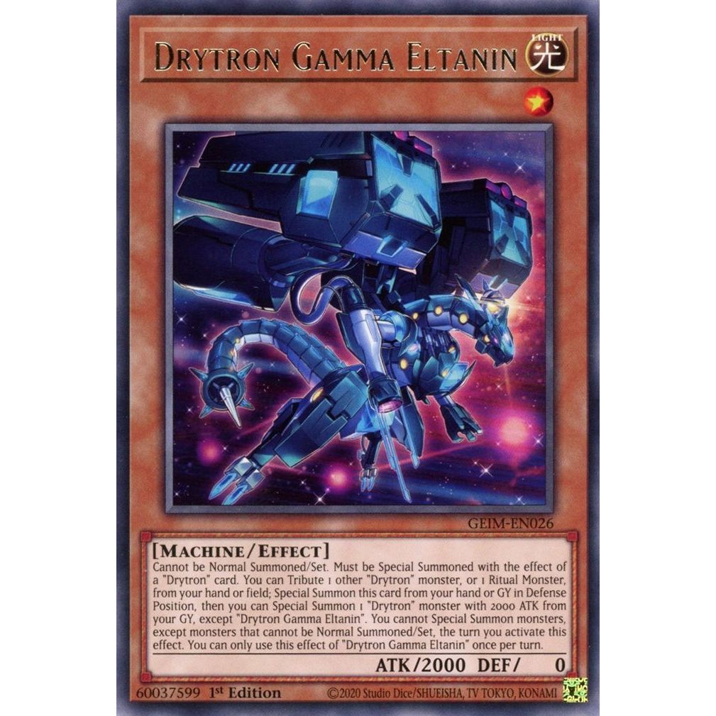 Image for Drytron Gamma Eltanin (GEIM-EN026) (GEIM) - YuGiOh