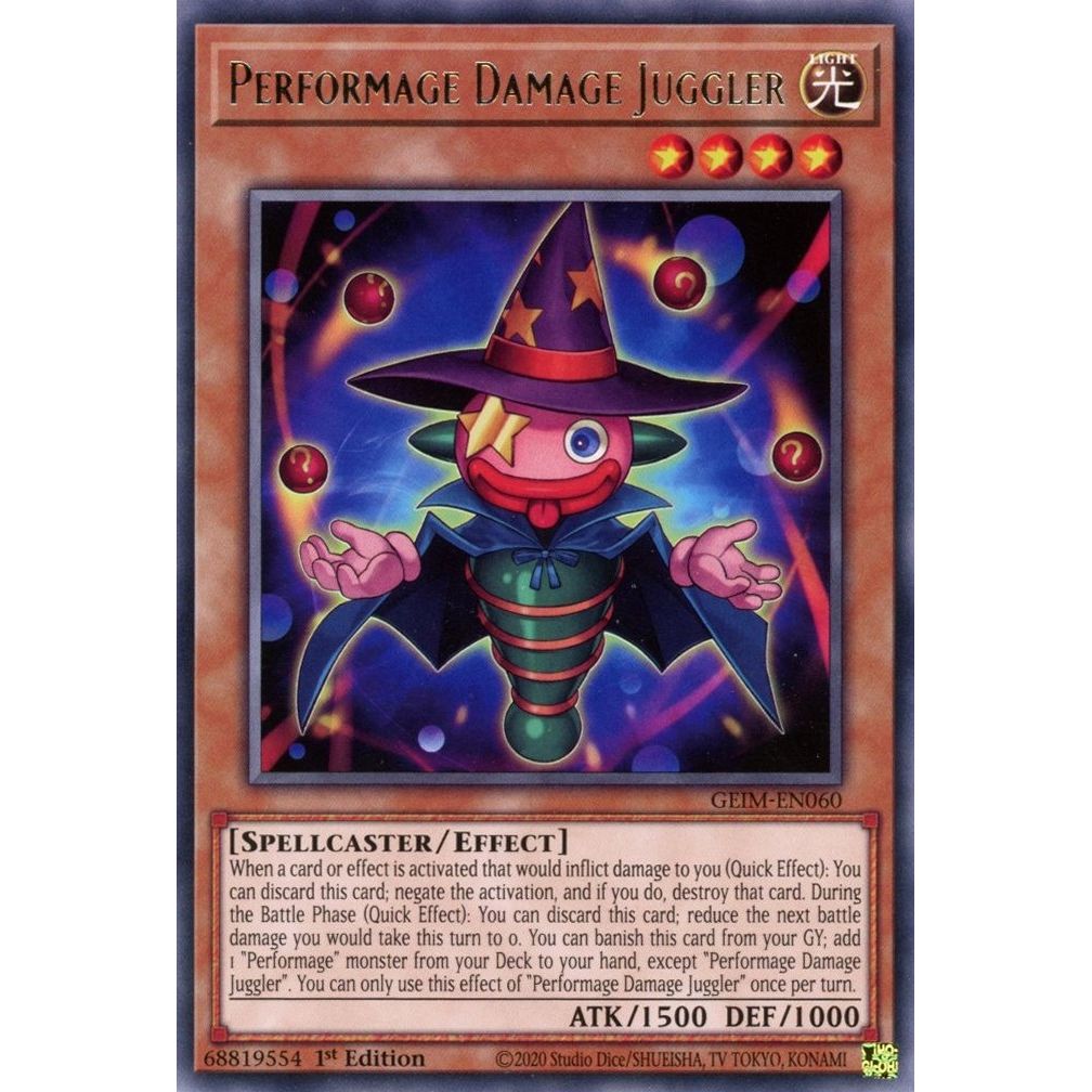 Image for Performage Damage Juggler (GEIM-EN060) (GEIM) - YuGiOh