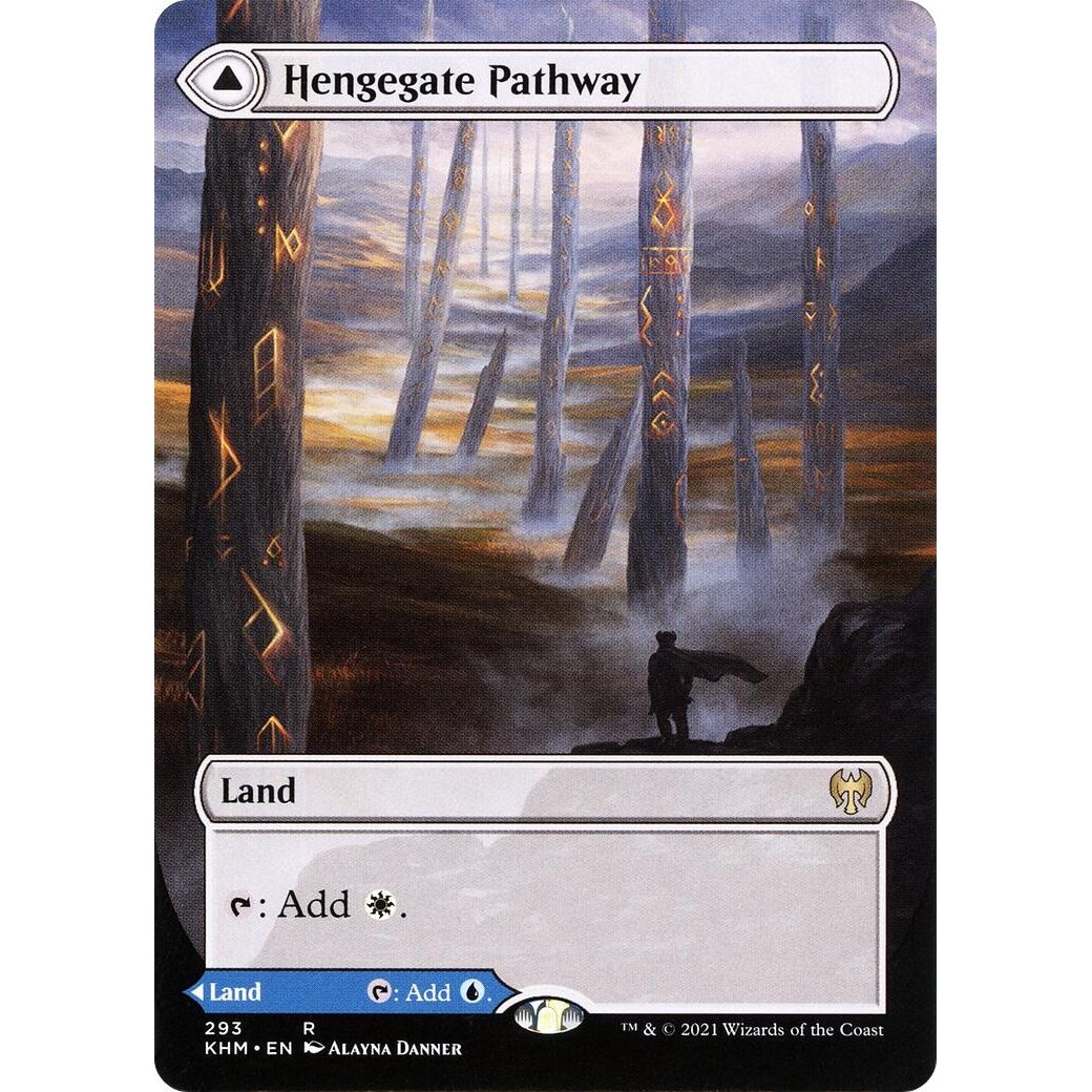 Image for Hengegate Pathway (Borderless) (293) (KHM) - Magic: The Gathering