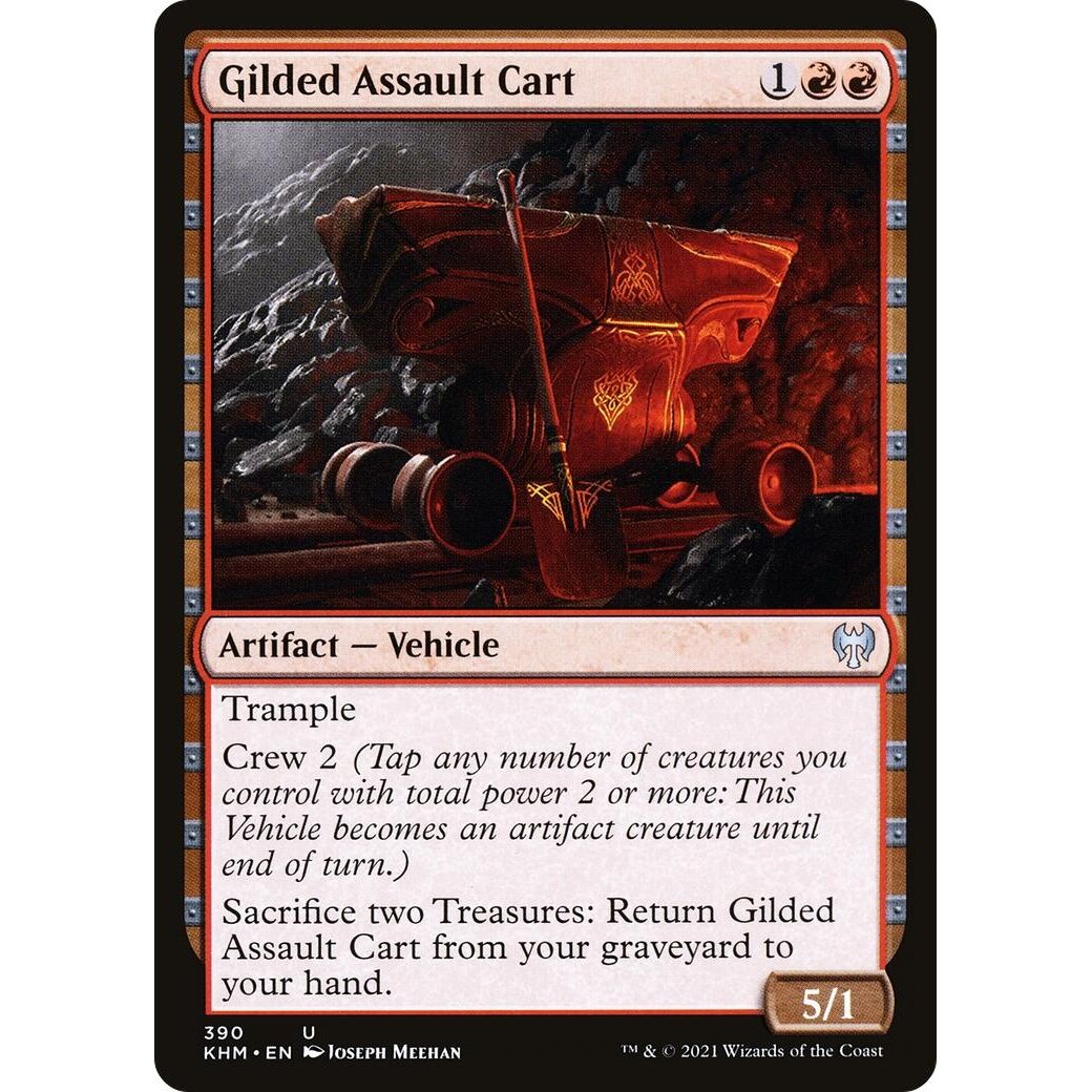 Image for Gilded Assault Cart (390) (KHM) - Magic: The Gathering