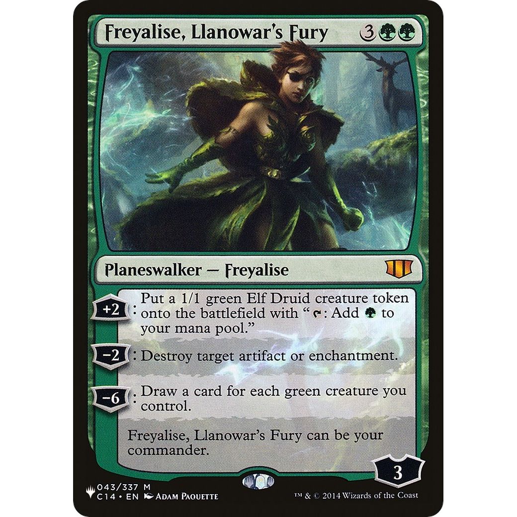 Image for Freyalise, Llanowar's Fury (043/337) (LIST) - Magic: The Gathering