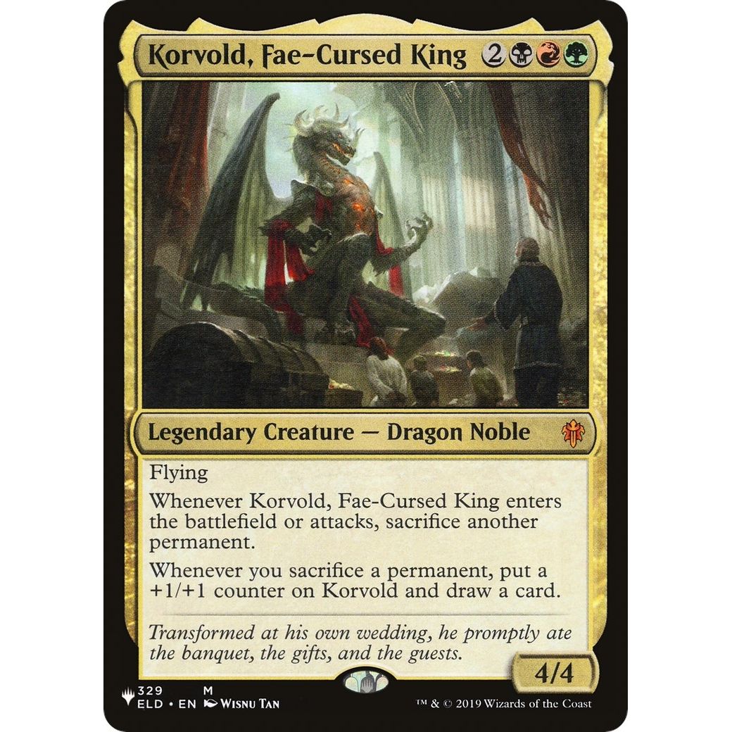 Image for Korvold, Fae-Cursed King (329/269) (LIST) - Magic: The Gathering
