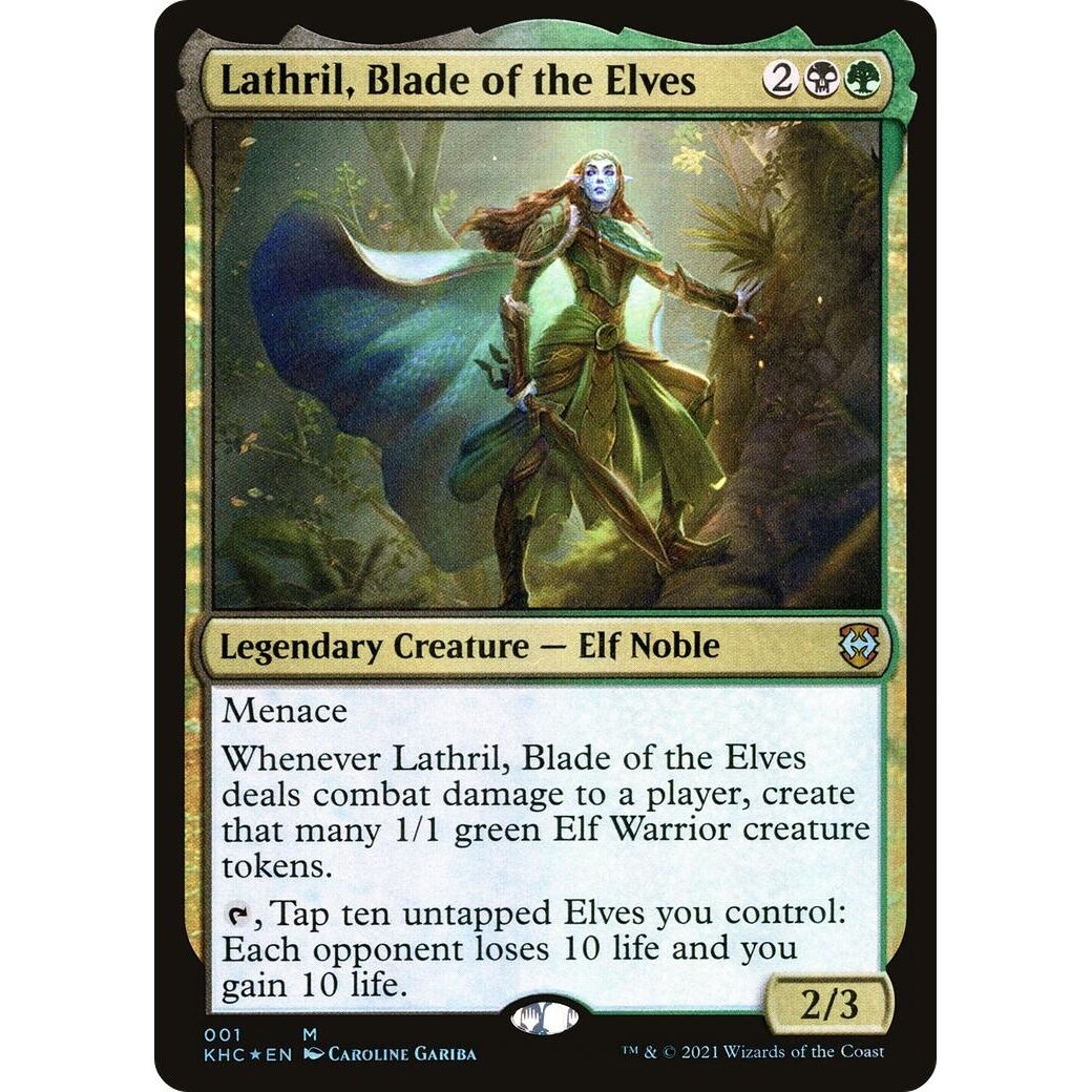 Image for Lathril, Blade of the Elves (1) (KHC) - Magic: The Gathering