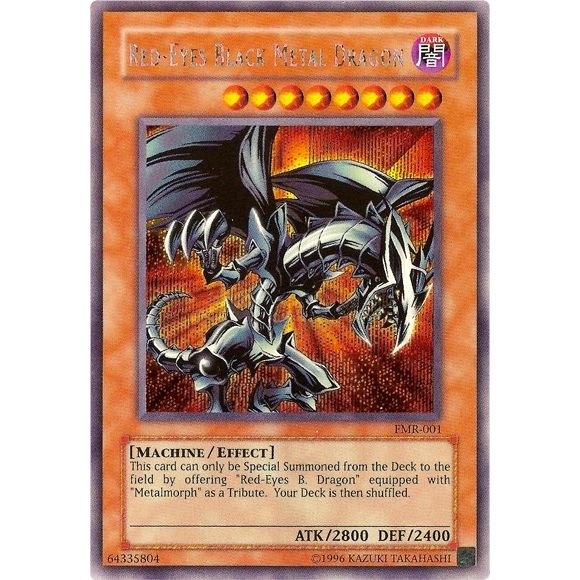 Image for Red-Eyes Black Metal Dragon (Forbidden Memories) (FMR-001) (VDP) - YuGiOh