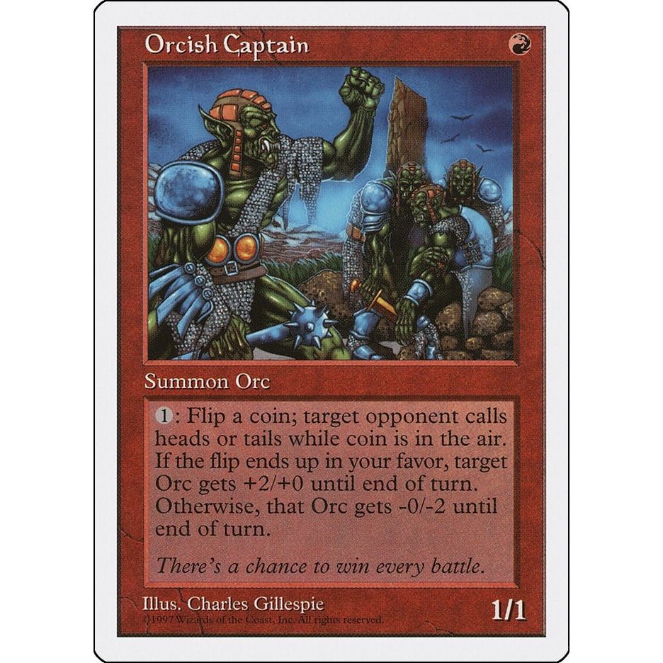 Image for Orcish Captain (5ED) - Magic: The Gathering