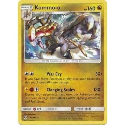 Image for Kommo-o - 77/111 (Cracked Ice Holo) (077/111) (PR) - Pokemon
