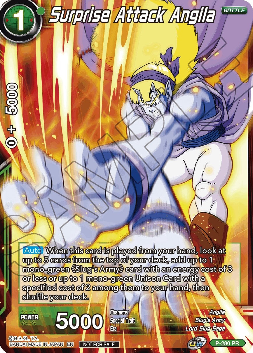 Image for Surprise Attack Angila (Unison Warrior Series Tournament Pack Vol.3) (P-280) (TPR) - Dragon Ball Super: Masters