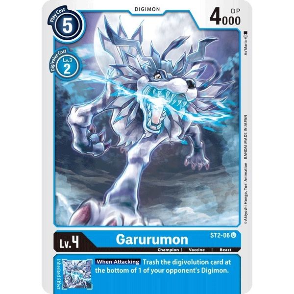 Image for Garurumon (ST2-06 U) (ST-2) - Digimon Card Game