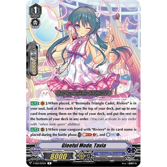 Image for Gleeful Mode, Tavia (V-EB15/027EN) (V-EB15) - Cardfight Vanguard