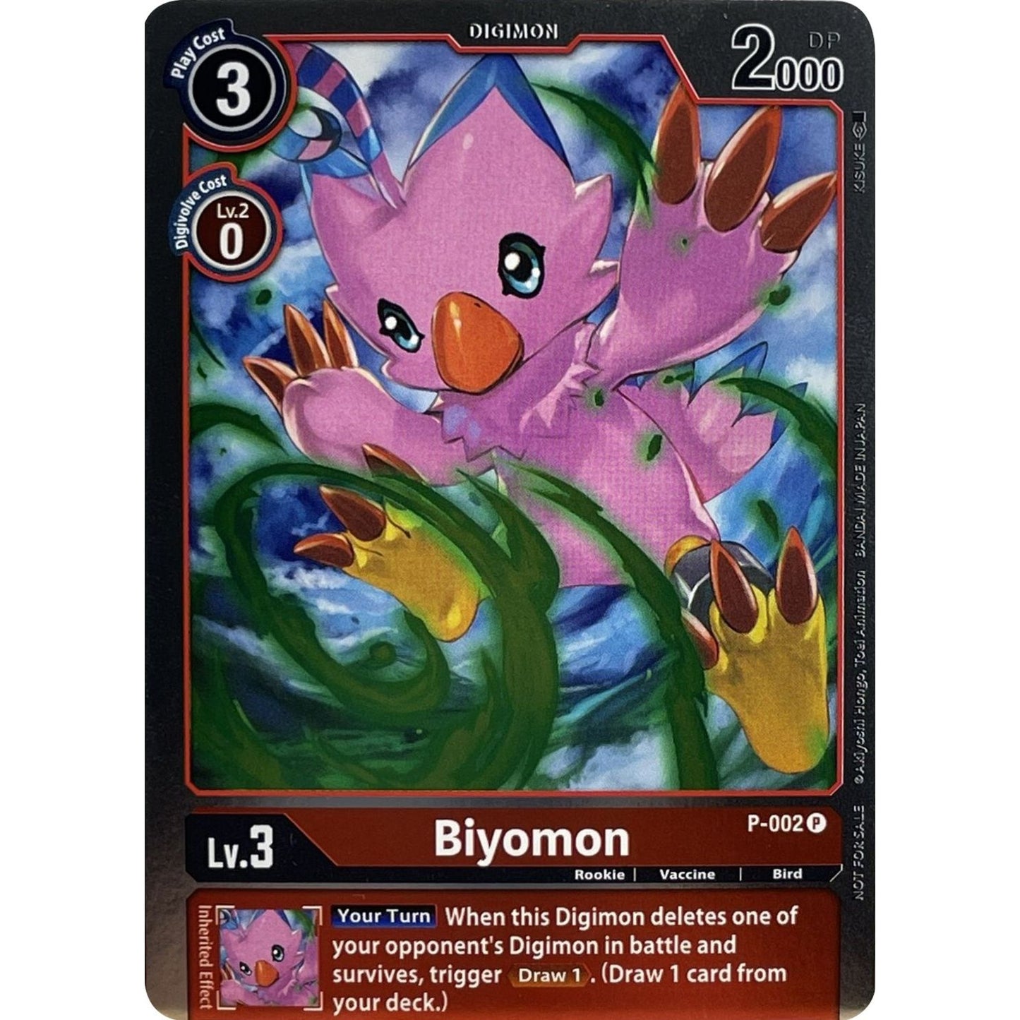 Image for Biyomon - P-002 (P-002 P) (D-PR) - Digimon Card Game