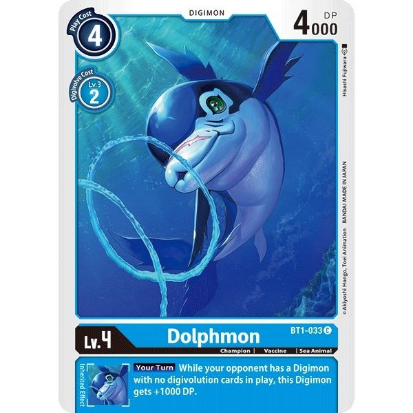 Image for Dolphmon (BT1-033 C) (BT01-03A) - Digimon Card Game