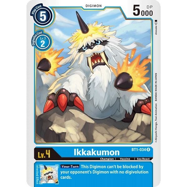 Image for Ikkakumon - BT1-034 (BT1-034 R) (BT01-03A) - Digimon Card Game