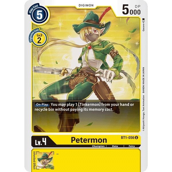 Image for Petermon (BT1-056 U) (BT01-03A) - Digimon Card Game