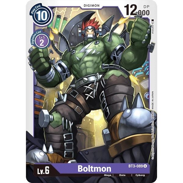 Image for Boltmon (BT3-089 U) (BT01-03A) - Digimon Card Game