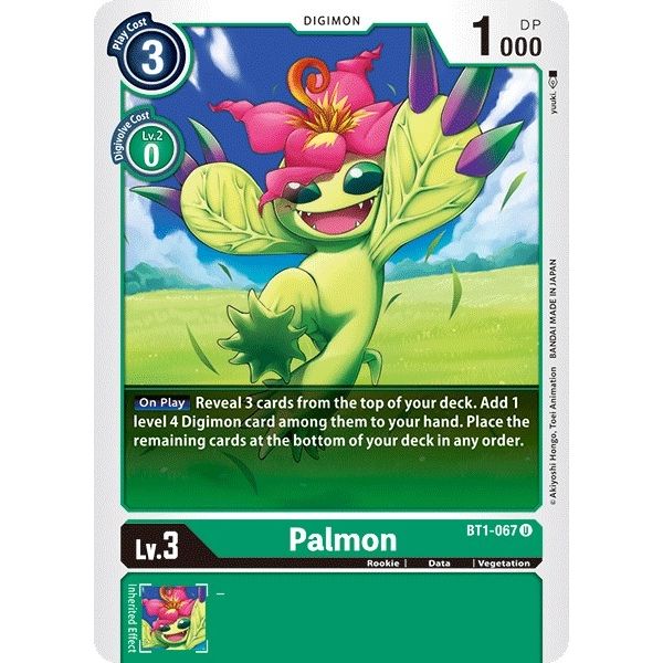 Image for Palmon (BT1-067 U) (BT01-03A) - Digimon Card Game