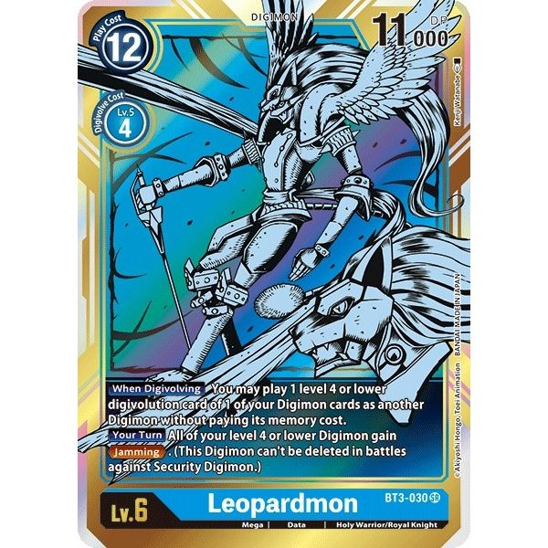 Image for Leopardmon (Alternate Art) (BT3-030 SR) (BT01-03A) - Digimon Card Game