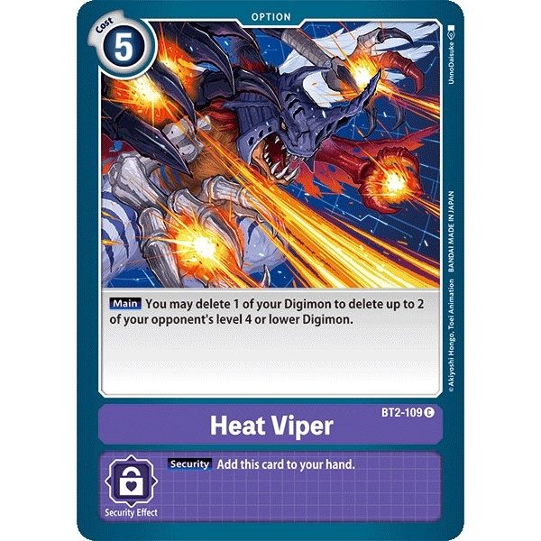 Image for Heat Viper (BT2-109 C) (BT01-03A) - Digimon Card Game