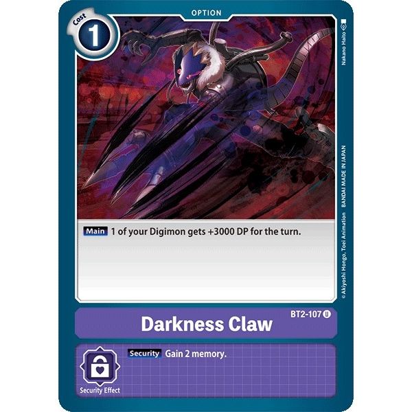 Image for Darkness Claw (BT2-107 U) (BT01-03A) - Digimon Card Game