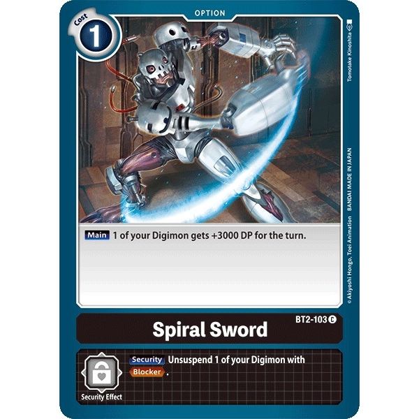 Image for Spiral Sword (BT2-103 C) (BT01-03A) - Digimon Card Game