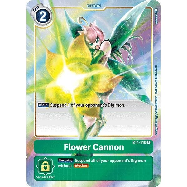 Image for Flower Cannon (Alternate Art) (BT1-110 R) (BT01-03A) - Digimon Card Game