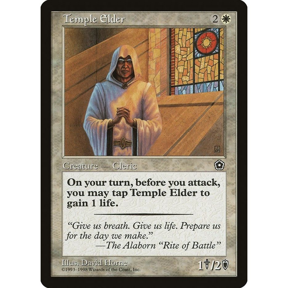 Image for Temple Elder (P02) - Magic: The Gathering