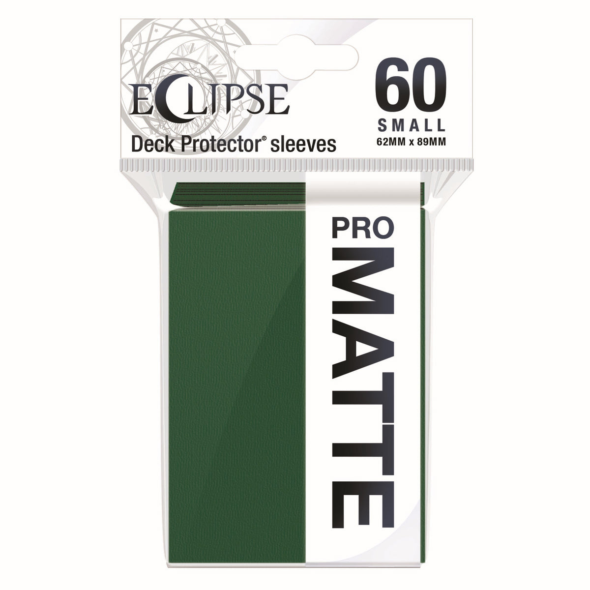 Image for PRO-Matte Eclipse Small Deck Protector Sleeves - Forest Green (60-Pack) - Card Sleeves