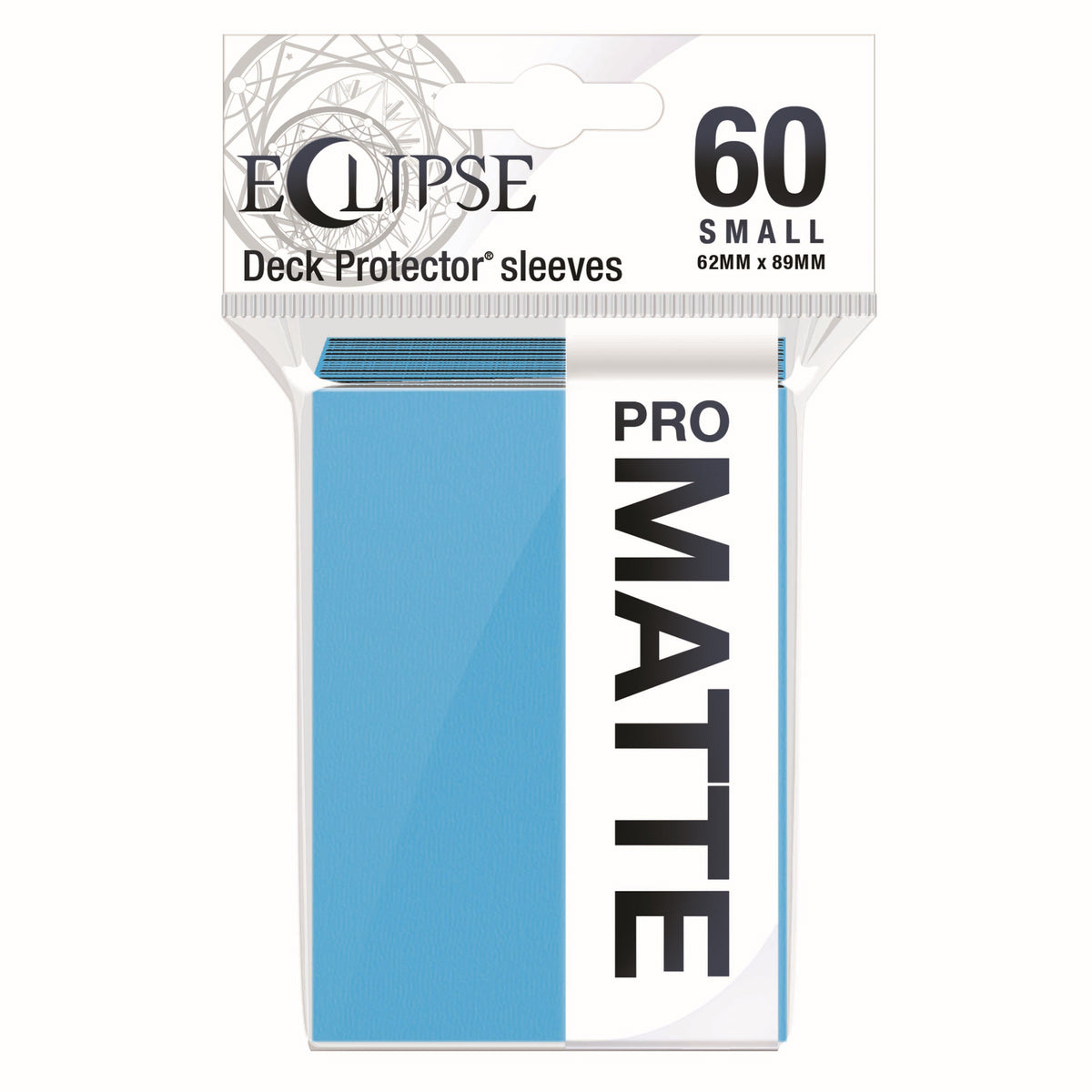 Image for PRO-Matte Eclipse Small Deck Protector Sleeves - Sky Blue (60-Pack) - Card Sleeves