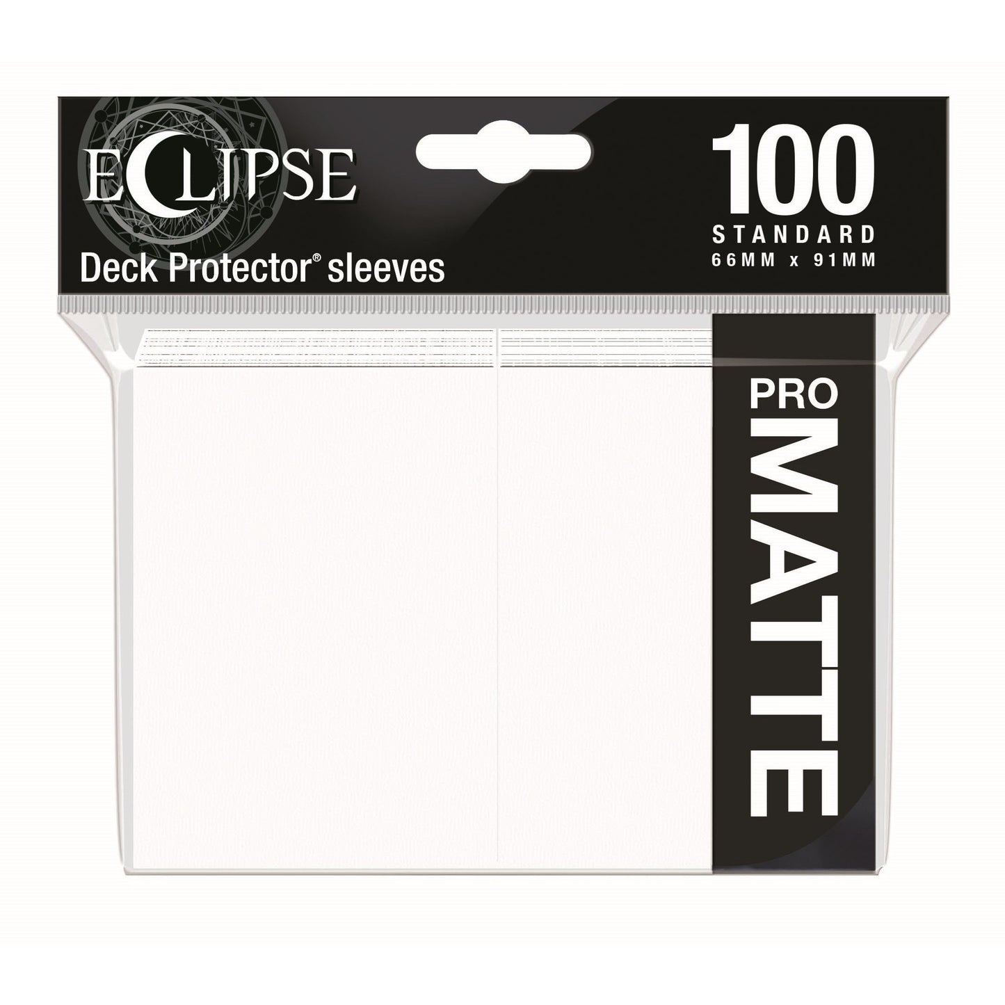 Image for PRO-Matte Eclipse Standard Deck Protector Sleeves - Arctic White (100-Pack) - Card Sleeves