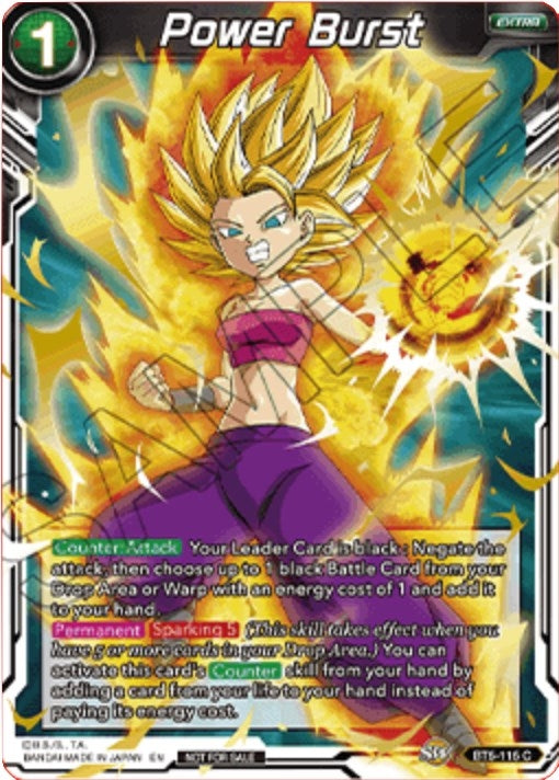 Image for Power Burst (Gold Stamped) (BT5-115) (TPR) - Dragon Ball Super: Masters