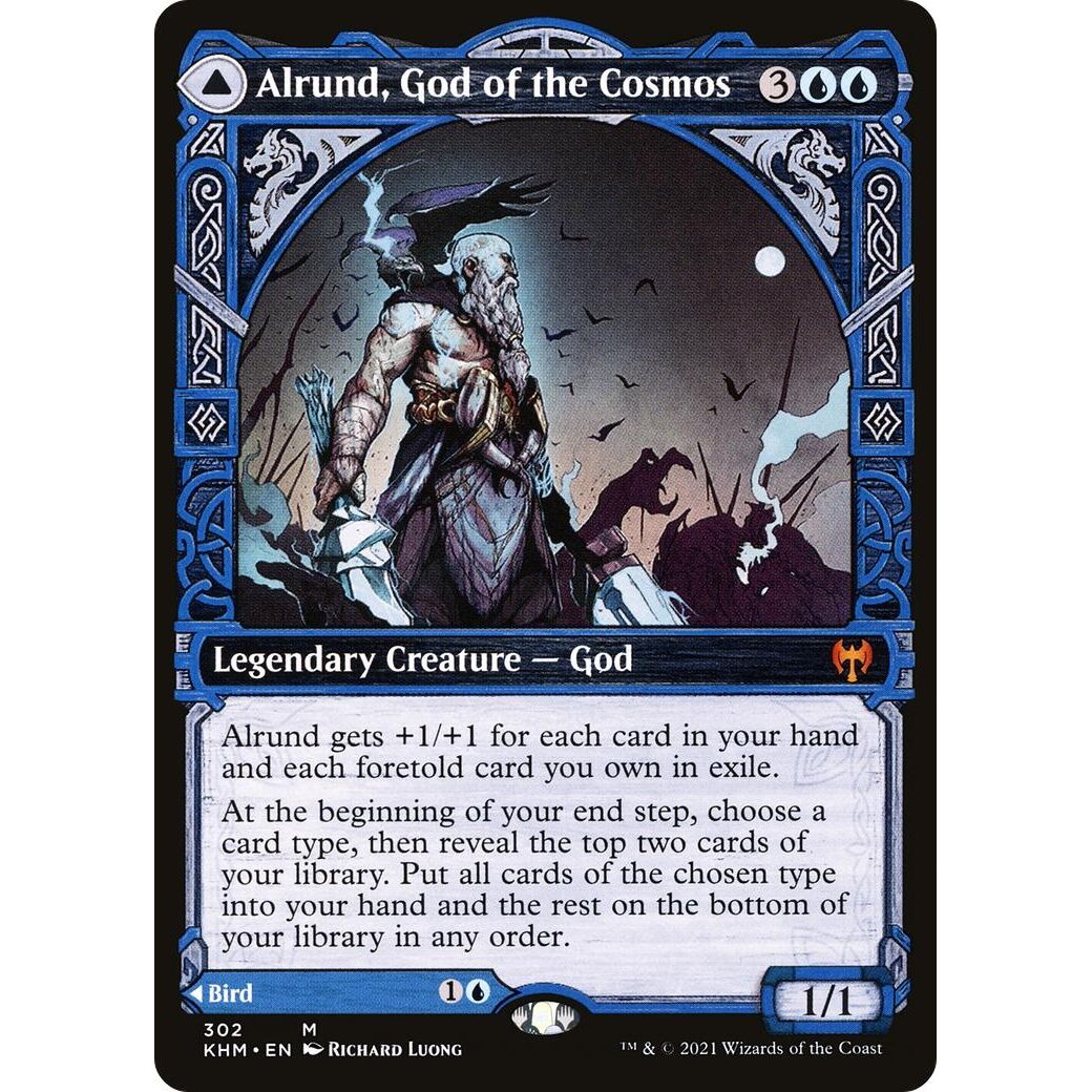 Image for Alrund, God of the Cosmos (Showcase) (302) (KHM) - Magic: The Gathering