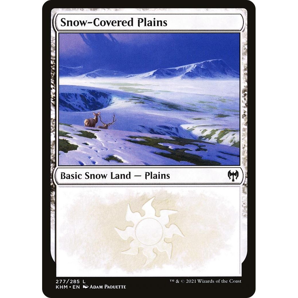 Image for Snow-Covered Plains (277) (277) (KHM) - Magic: The Gathering