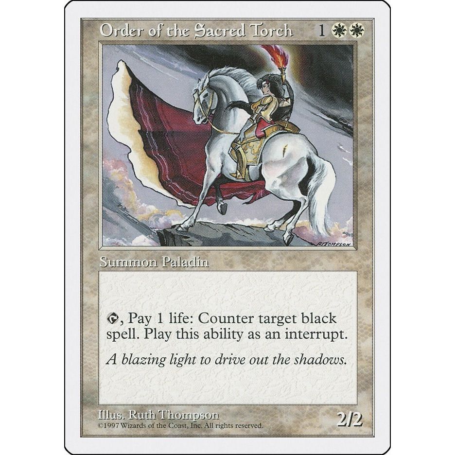 Image for Order of the Sacred Torch (5ED) - Magic: The Gathering