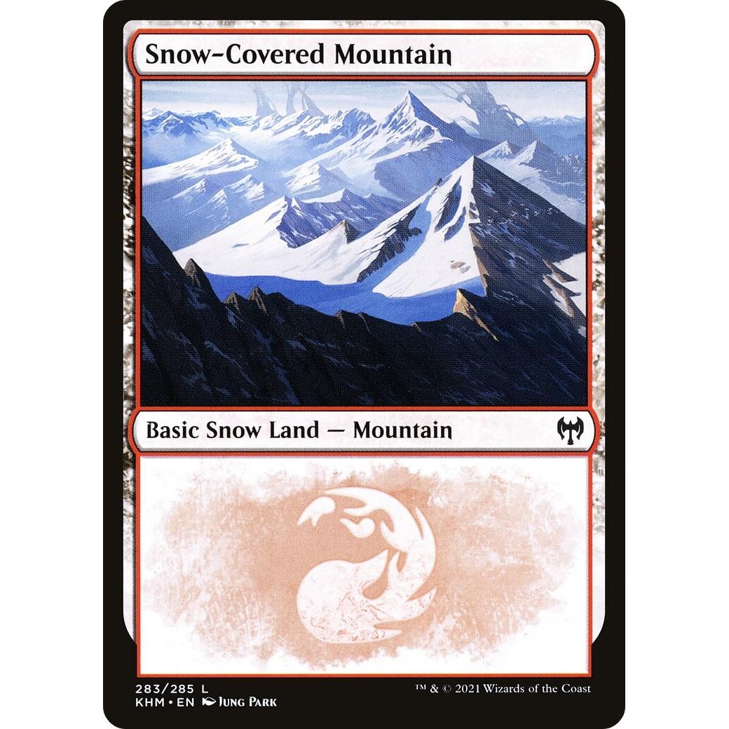 Image for Snow-Covered Mountain (283) (283) (KHM) - Magic: The Gathering