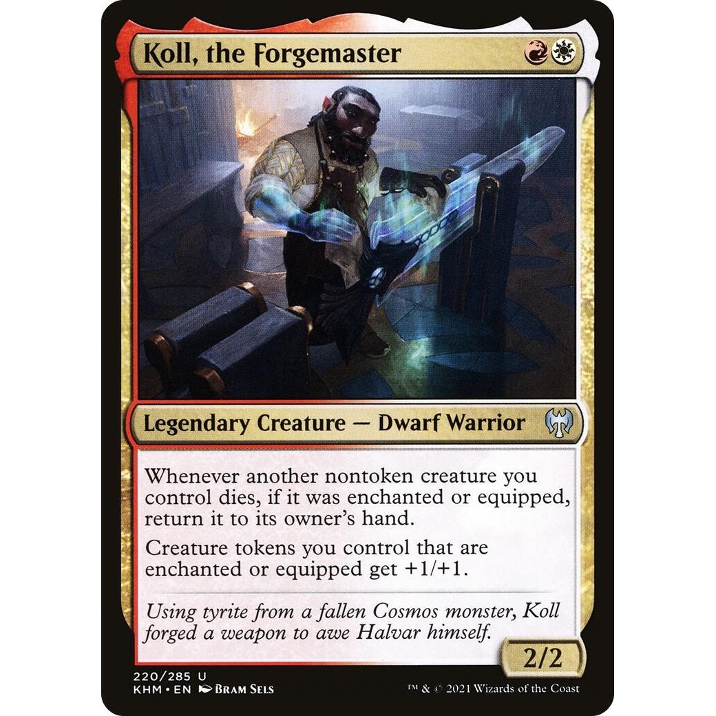 Image for Koll, the Forgemaster (220) (KHM) - Magic: The Gathering