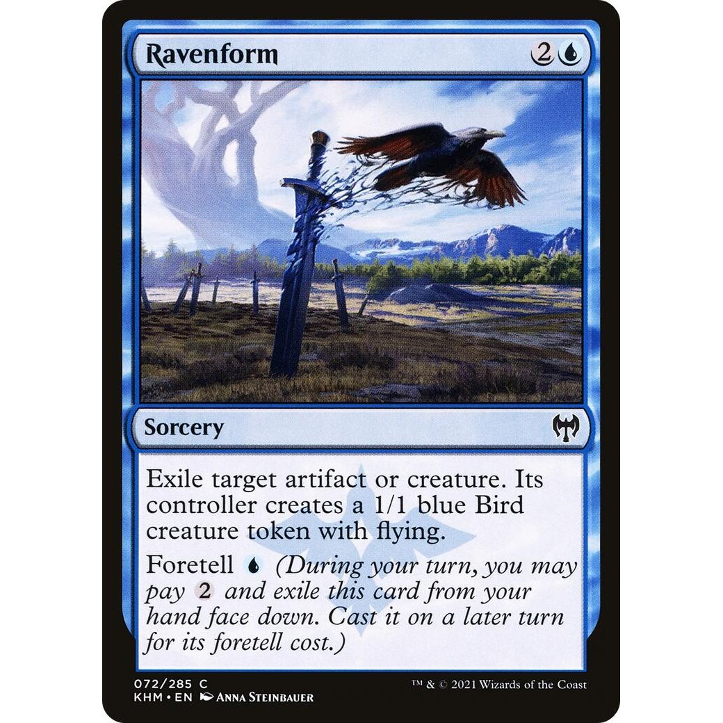 Image for Ravenform (72) (KHM) - Magic: The Gathering