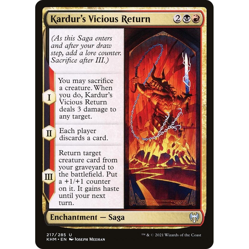 Image for Kardur's Vicious Return (217) (KHM) - Magic: The Gathering