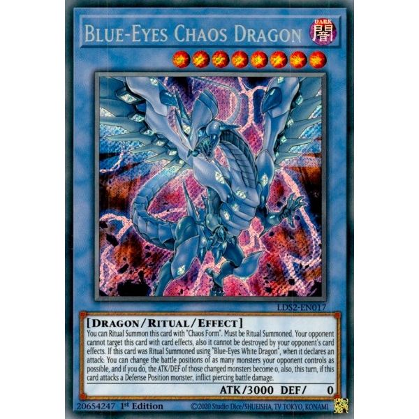 Image for Blue-Eyes Chaos Dragon (LDS2-EN017) (LDS2) - YuGiOh