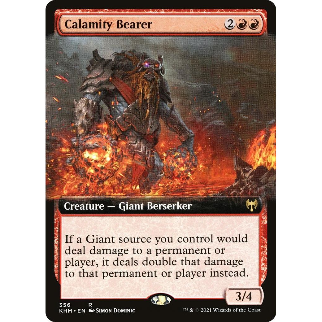 Image for Calamity Bearer (Extended Art) (356) (KHM) - Magic: The Gathering