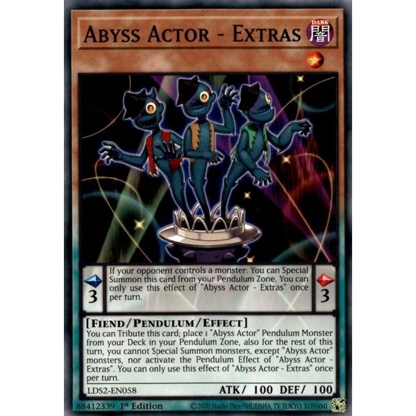 Image for Abyss Actor - Extras (LDS2-EN058) (LDS2) - YuGiOh