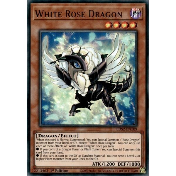 Image for White Rose Dragon (LDS2-EN109) (LDS2) - YuGiOh