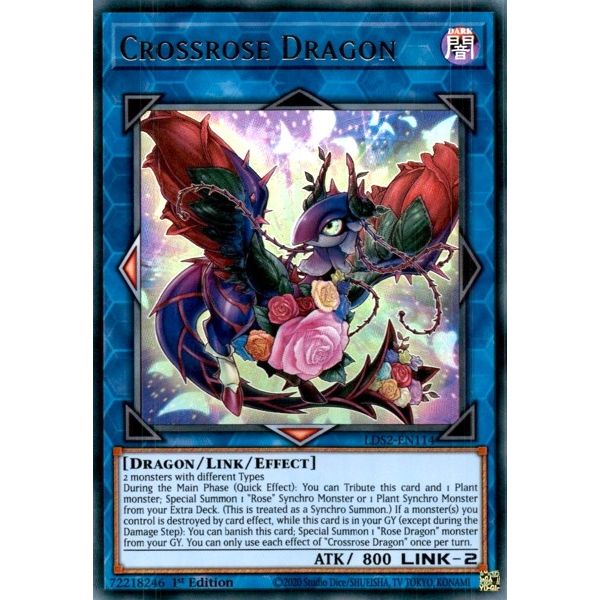 Image for Crossrose Dragon (LDS2-EN114) (LDS2) - YuGiOh